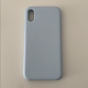 Pastel Blue iPhone XS case